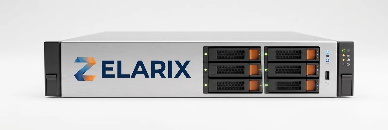 Serveur dédié Zelarix — rack 2U installé chez le client